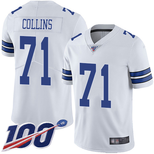 Men Dallas Cowboys Limited White La el Collins Road #71 100th Season Vapor Untouchable NFL Jersey